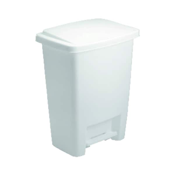 Rubbermaid Rubbermaid 8.25 gal White Plastic Step On Wastebasket 2841WHT - main